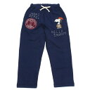 【DD×スヌーピー DENIM DUNGAREE×スヌーピーコラボ PEANUTS 子供服】 トンプキンウラケ SNOOPY BASEBALL PN 4NV紺(4)