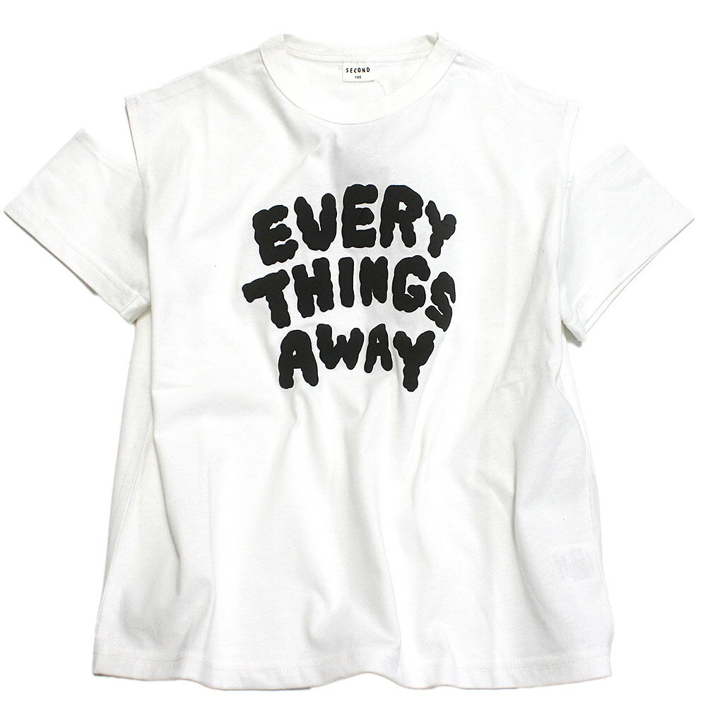 楽天子供服サーカス【SECONDセカンド/子供服/アウトドア/カジュアル/キッズ/ジュニア】 EVERY肩あきTシャツ オフホワイト（OW）