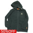【クリフメイヤー KRIFF MAYER/KRIFFMAYER KIDS クリフメイヤーキッズ 子供服 ジュニア】 セール 【50%OFF】 刺繍パーカー グリーン(65)