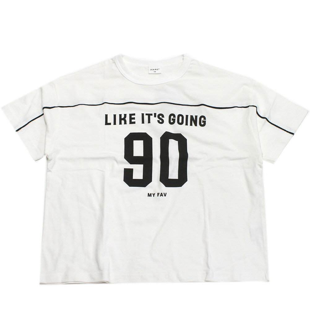 Rakuten - 【JEANS.B/ジーンズベー/子供服】 NUMBERING Tシャツ オフホワイト(OW)