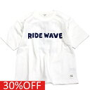 【SECONDセカンド/子供服/アウトドア/カジュアル/キッズ/ジュニア】 セール 【30%OFF】 RIDE WAVE Tシャツ オフホワイト(OW)
