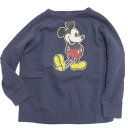 【子供服/ディズニー/DD×ミッキー/DENIM DUNGAREE×MICKEYコラボ/デニムアンドダンガリー】 ビンテージウラケ MICKEY ワッペン スウ...