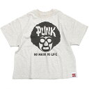  あす楽 PUNK アフロ BIGTシャツ オートミール(2)