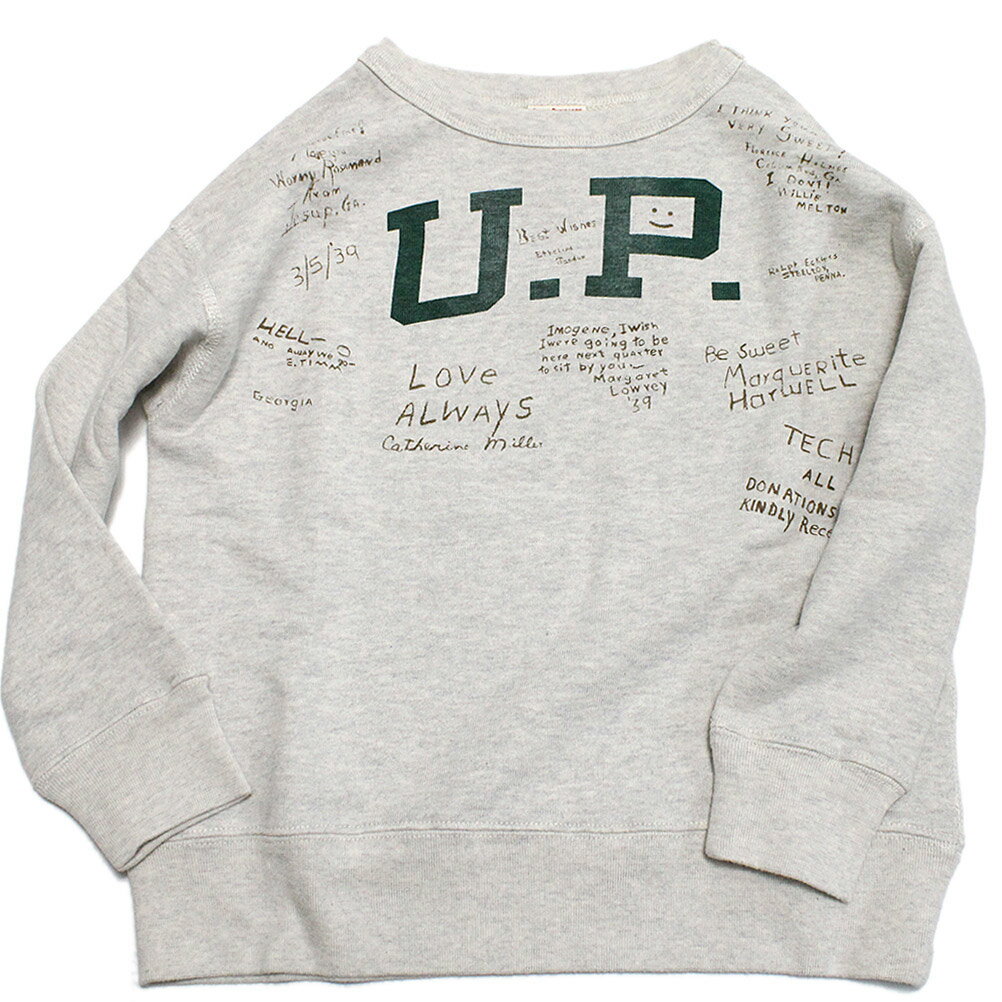 Rakuten - 【デニム＆ダンガリー DENIM DUNGAREE デニムダンガリー DD 子供服 親子 】 ウラケ UP スウェット 23LGR薄グレイ