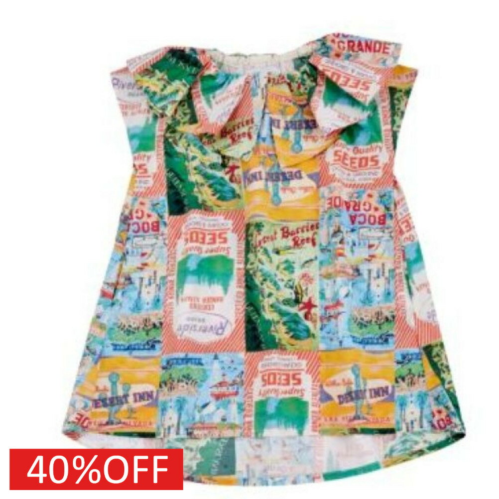 Short Sleeves - 【オーシャンアンドグラウンド/子供服/ベビー/キッズ/ジュニア/ocean＆ground】 セール 【40%OFF】 アイランドワンピース マルチカラー(XX)