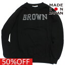 【LAPEN ラペン ラパン 子供服 ジュニア ヴィンテージ アメカジ】 セール 【50%OFF】 BROWNトレーナー ブラック(4)