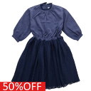 【オーシャンアンドグラウンド/子供服/ベビー/キッズ/ジュニア/ocean&ground】 セール 【50%OFF】 セレモニーワンピース ネイビー(NV)(4)