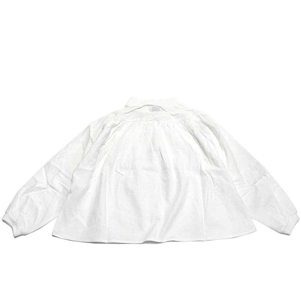 【子供服 アンディニー undeny. キッズ レディース 女の子】 セール 【60%OFF】 ギャザーブラウス ホワイト(WH)