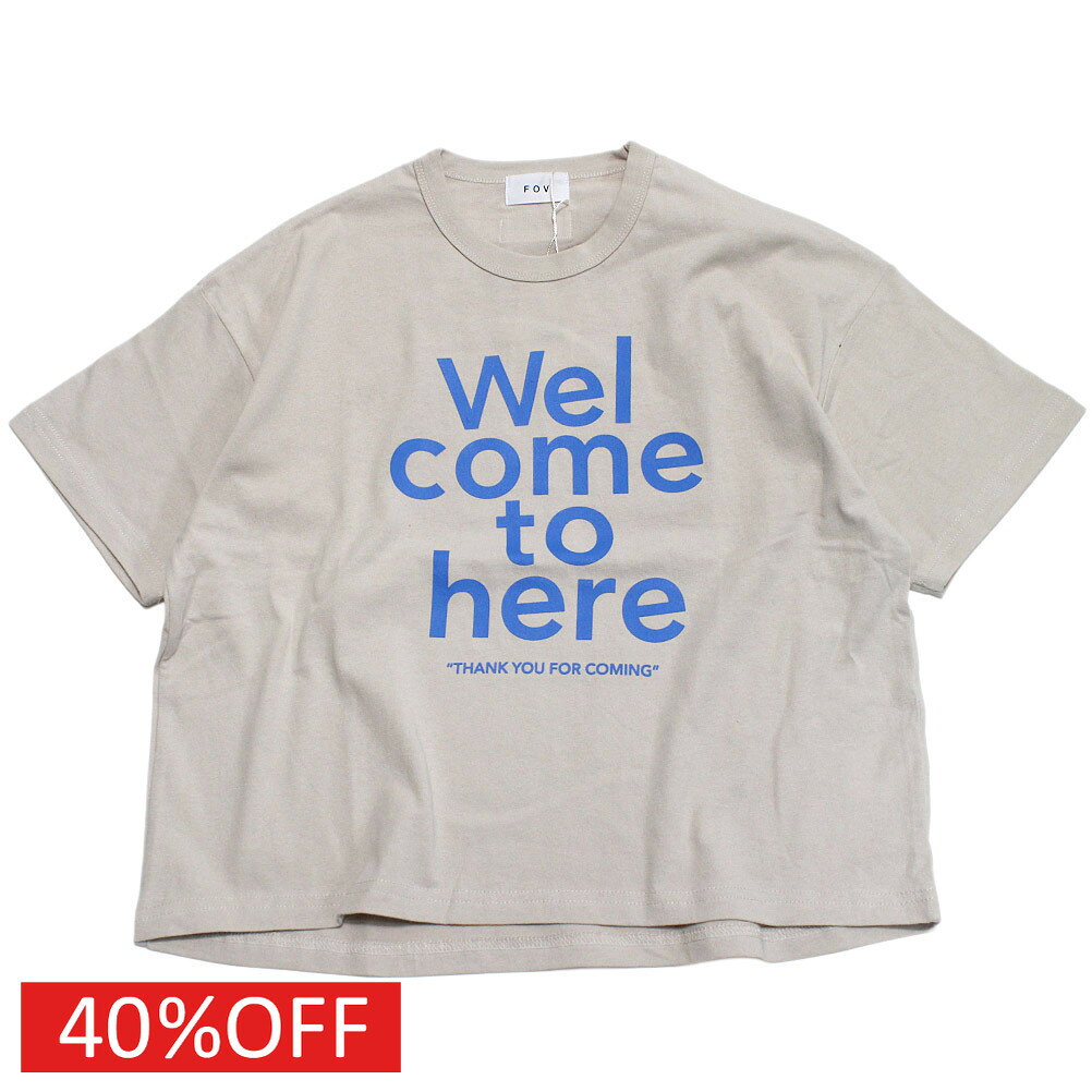  セール  Welcome Tシャツ サンド(SD)