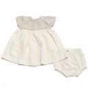 【1+in the family ワンモアインザファミリー ベビー服】 VIOLA(ボトムス付きワンピース) ナチュラル(115)