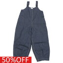 【子供服 アンディニー undeny. キッズ レディース 女の子】 セール 【50%OFF】 デニムサロペット ネイビー(NV)