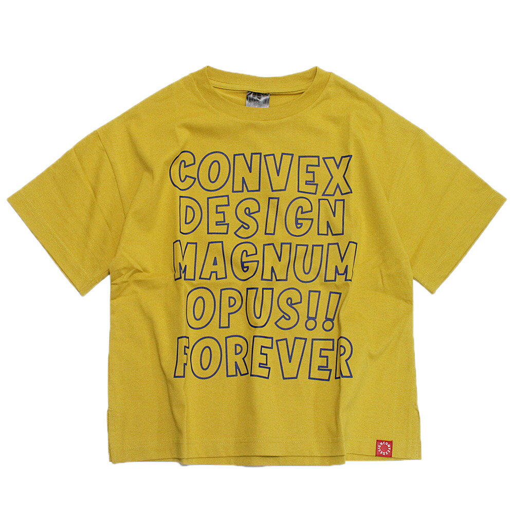 楽天子供服サーカス【CONVEX コンベックス 子供服 ジュニア キッズ】 あす楽 4デザイン/スリットWIDE-T キイロ（8）