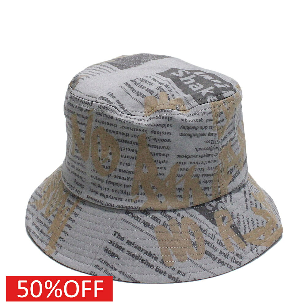 【キッズ THE PARK SHOP 子供服 ザ・パークショップ こども服 ジュニア】 セール 【50%OFF】 NEWS BOY BUCKET HAT グレー