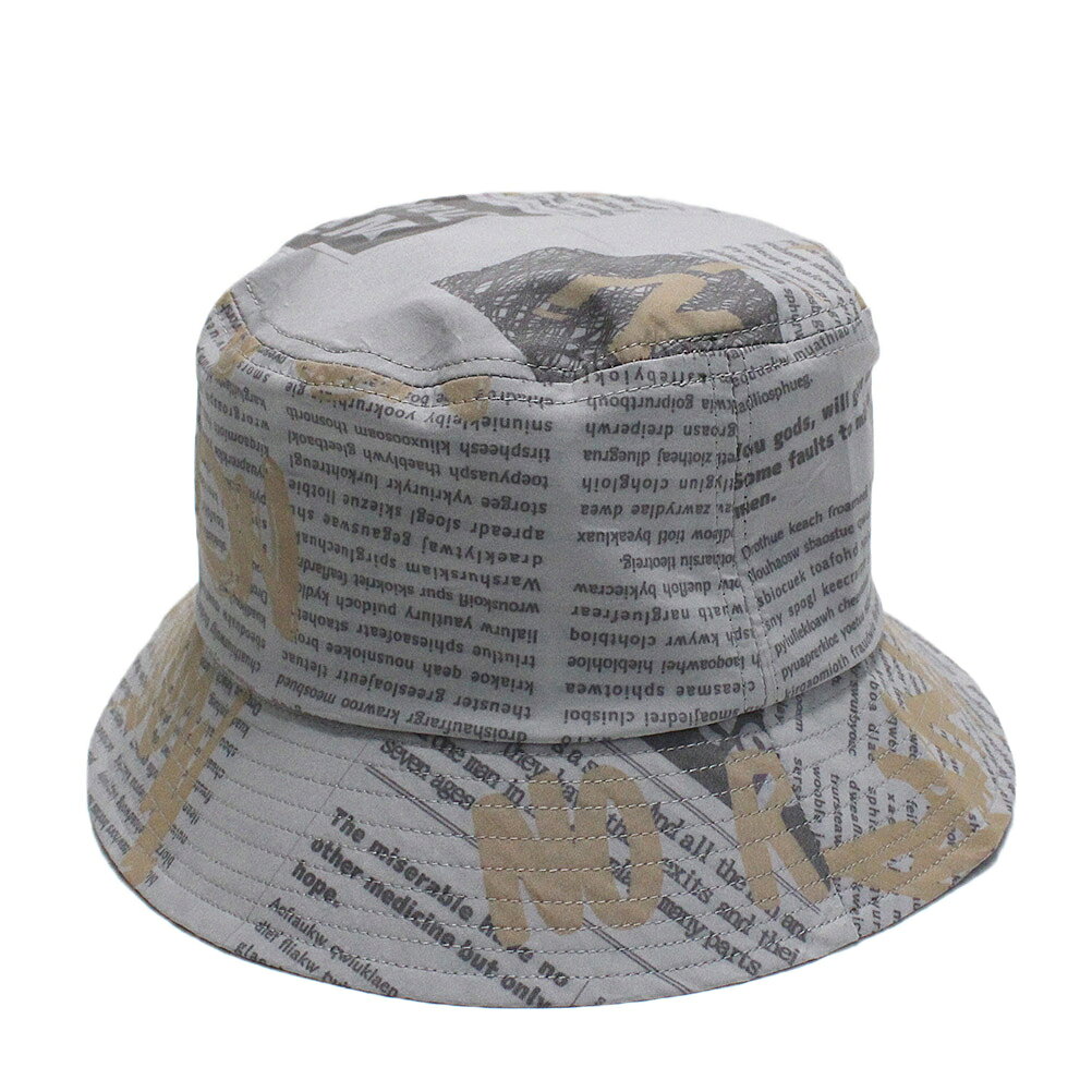 子供服サーカスの【キッズ THE PARK SHOP 子供服 ザ・パークショップ こども服 ジュニア】 セール 【50%OFF】 NEWS BOY BUCKET HAT グレー｜アングル3