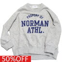 【子供服 フォブ FOV キッズ】 セール 【50%OFF】 NORMAN ビッグトレーナー 杢グレー(TG)