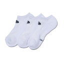 【ニューエラ キッズ/NEW ERA KIDS/帽子】 3PAIRS SHORT SOCKS(ALLWHITE) ホワイト