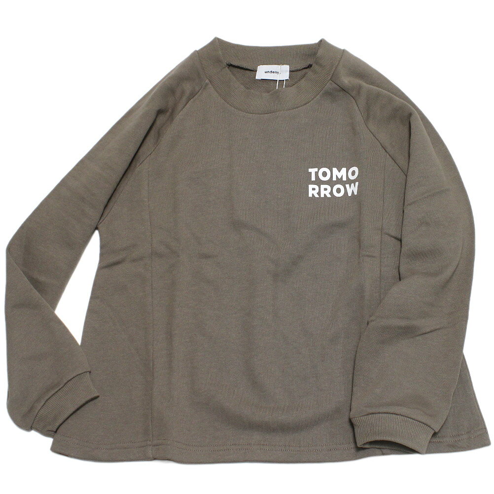 【子供服 アンディニー undeny. キッズ レディース 女の子】 フレアプルオーバー アッシュグレー(AG)