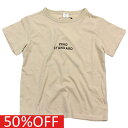 【ZERO standard/子供服/ゼロスタンダード】 セール 【50%OFF】 zeroTシャツ ベージュ(BE)