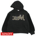 【エックスガール エックスガールステージズ X-GIRL STAGES 子供服 女の子】 セール 【50%OFF】 ロゴフーディ クロ(80)