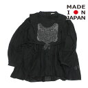 【エルフィンフォルク eLfinFolk 子供服】 Yuki Usagi ブラウス ブラック