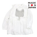 【エルフィンフォルク eLfinFolk 子供服】 Yuki Usagi ブラウス ホワイト