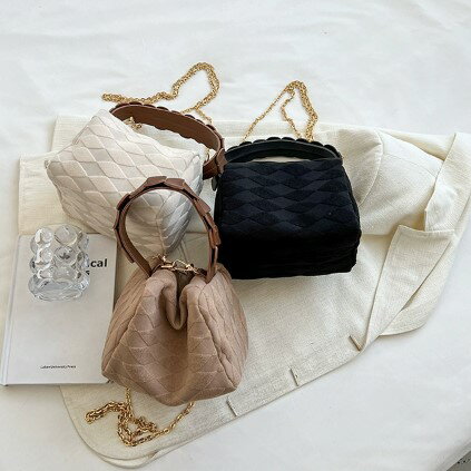 ダイヤ柄2WAYポーチ