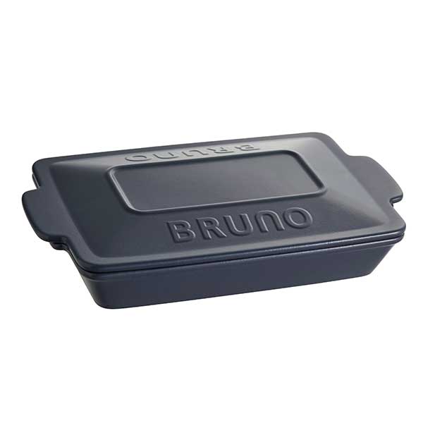 耐熱プレート ブルーノ BRUNO セラミックグリルパン ネイビー BHK279-NV
