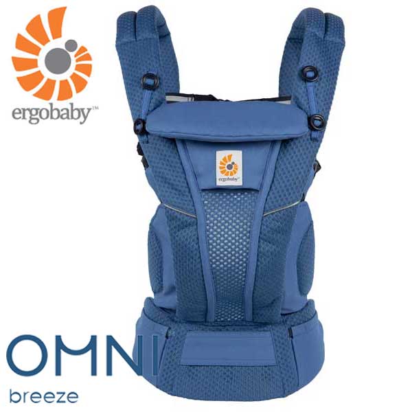 【日本正規品】あす楽 送料無料 エルゴベビー Ergobaby ベビーキャリア Baby carrier オムニブリーズ OMNI BREEZE サファイアブルー CR..