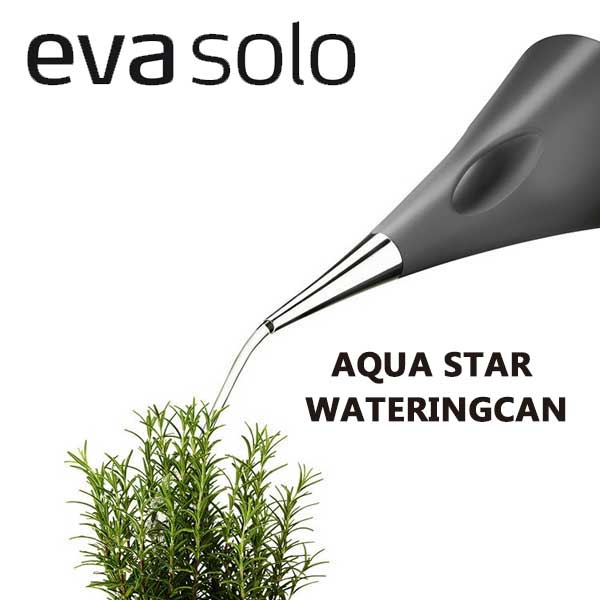 正規品 エバソロ eva solo アクアスター ウォーターリングカン Aqua Star Watering Can 2.0L グレー 568304
