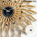 送料無料 時計 インターフォルム INTERFORM クロック CLOCK ルファール Leffard ナチュラル（木調塗装） CL-9903 NA