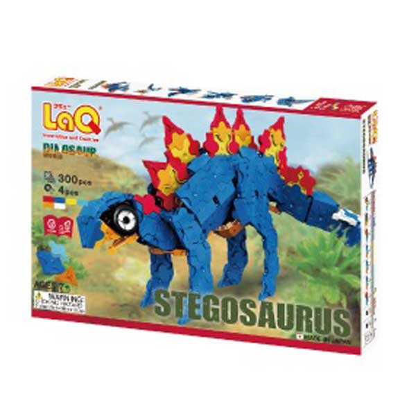 ラキュー ダイナソーワールド LaQ ラキュー Dinosaur World ダイナソーワールド Stegosauruses ステゴサウルス 300pcs+4pcs 知育玩具 おもちゃ ブロック パズル クリスマス 誕生日 プレゼント 男の子 女の子