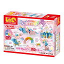 品名 LaQ　ラキュー　Sweet Collection　スイートコレクション　ユニコーン　285pcs パーツ数 175ピース パッケージサイズ W120×D40×H160mm その他 （対象年齢）5歳以上、（掲載作例数）6種類、（付属品）作り方の本 備考 ファンシーカラーが可愛い☆ユニコーンやペガサスが作れるセットが登場！ メインの「ふたごのユニコーン」や「おしろ」など、かわいい全6種類のモデルに組み替えることができます。 ※すべてのモデルを同時に作ることはできません。 LaQ　ラキュー　3Dパズル　パズル　pazzule　オモチャ　おもちゃ　幻獣　知育玩具　車　玩具　子供　キッズ　プレゼント　ギフト　クリスマス　クリスマスギフト　サンタ　贈り物