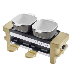 recolte　レコルト　Raclette & Fondue Maker Melt　ラクレット＆フォンデュメーカー　メルト　ベージュ　RRF-1（BE)　