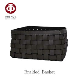 【北欧キャンペーン対象商品】送料無料 オルスコフ ORSKOV ブレイデッドバスケット Braided Basket ブラック OR-367018-9