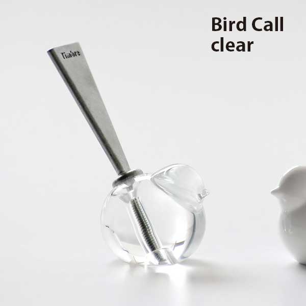 あす楽 ティンブレ Timbre バードコール Bird Call クリア BC001-CR ギフト プレゼント 笛 鳥 癒し 北欧 鳥のさえずり