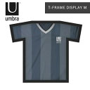 あす楽 送料無料 フレーム 額縁 ケース 洋服 Tシャツ メンズ ユニフォーム スポーツ アンブラ umbra ティーフレームディスプレイ M ブラック 21013430040 ライブT ディスプレイ インテリア 壁 壁掛け ギフト 趣味 コレクション