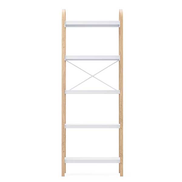 送料無料 オープンラック 収納棚 アンブラ umbra ベルウッド ホワイトナチュラル 5シェルフスタンド BELLWOOD FREESTANDING 5TIER SHELF 21016840668【代引き不可】【北海道・沖縄・離島配送不可】【ラッピング不可】 3