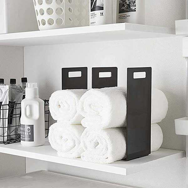 【ポイント5倍】山崎実業 Yamazaki タワー Tower 連結タオル収納ラック 2個組 Towel Atorage Rack 04316/04317 1