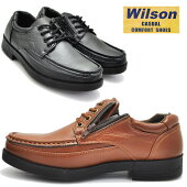 Wilson(ウイルソン）ファスナー付/ウォーキングシューズ/超軽量/紐靴/レース/No1601
