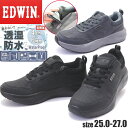 メンズ ウォーキングシューズ 蒸れない 防水 透湿 幅広 EDWIN エドウィン カジュアルシューズ スニーカー No.7369