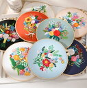 刺繍キット 刺しゅう 3セット クロスステッチ 花パターンあり 花束 フラワー 刺繍工具付き 初心者向け 日本語説明書付き 刺繍工具 刺繍枠20cm 刺繍糸 刺...