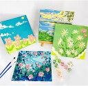 デジタル油絵 チューリップ 20x20cm 絵画 花 5D ダイヤモンド 刺しゅう キット 手作り DIY 工芸品 壁装飾 減圧パズル 全面貼り付けタイプ 壁面 装飾 キラキラ 丸型 ビーズ 暇つぶし 手芸 女の子 大人 趣味 子供 インテリア