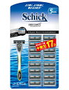 Schick(シック) 5枚刃 クラブパック (ホルダー(刃付き) 替刃 16コ付) ドイツ製 替刃 クアトロ5 シェービング カミソリ 髭剃り 男性