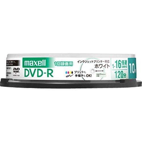 maxell ^p DVD-R W120 16{ CPRM v^uzCg 10XshP[X DRD120PWE.10SP