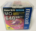 maxell データ用 3.5型MO 640MB Windowsフォ