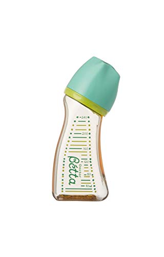 ベッタ (Betta) ドクターベッタ 哺乳びん ブレイン 広口 WS2 グリーン 240ml 0か月~ PPSU製 240ml