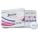 DUNLOP(ダンロップ) ゴルフボール SRIXON SOFT FEEL LADY 2021年モデル 1ダース(12個入り) SNSFL5WH