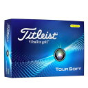 TITLEIST(タイトリスト) ゴルフボール 24 TOUR SOFT YELLOW DZ ユニセックス イエロー