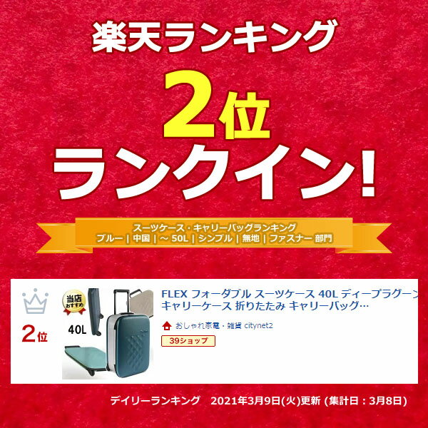 スーツケース 送料無料 40l 501 バッグ ディープラグーン フォーダブル ディープラグーン 折りたたみ キャリーケース 送料無料 Citynet2 折りたたみ おしゃれ家電 雑貨 折りたたみ式ですっきり収納できるぺったんこスーツケース Flex キャリーバッグ