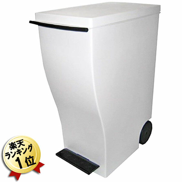 あす楽 ゴミ箱【送料無料】ダストボックス クード 容量33L ふた付き おしゃれ ペダル 対応ゴミ袋45L 分別ゴミ箱 ブラウン 分別 スリム ごみ箱 シンプル キャスター付き ふた付きゴミ箱 ペダル式ゴミ箱 45リットル ゴミ袋対応 足踏みペダル 車輪付き ごみばこ